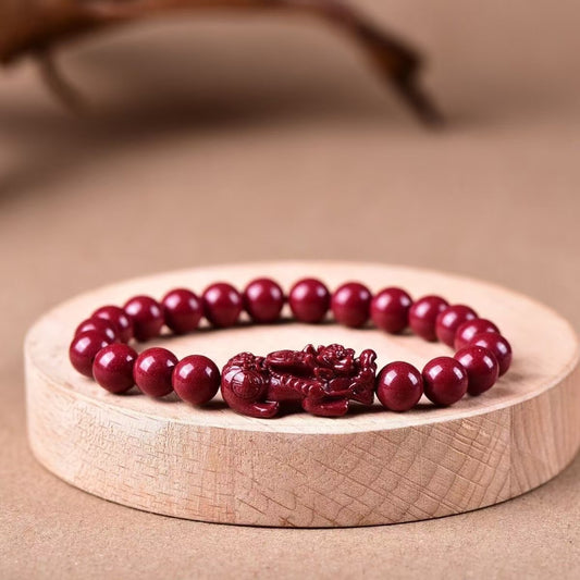 Wealth Divine beast Cinnabar rosary